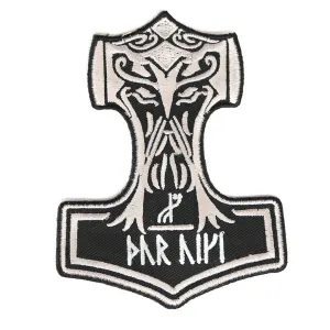 Mjolnir Patch, Embroidered