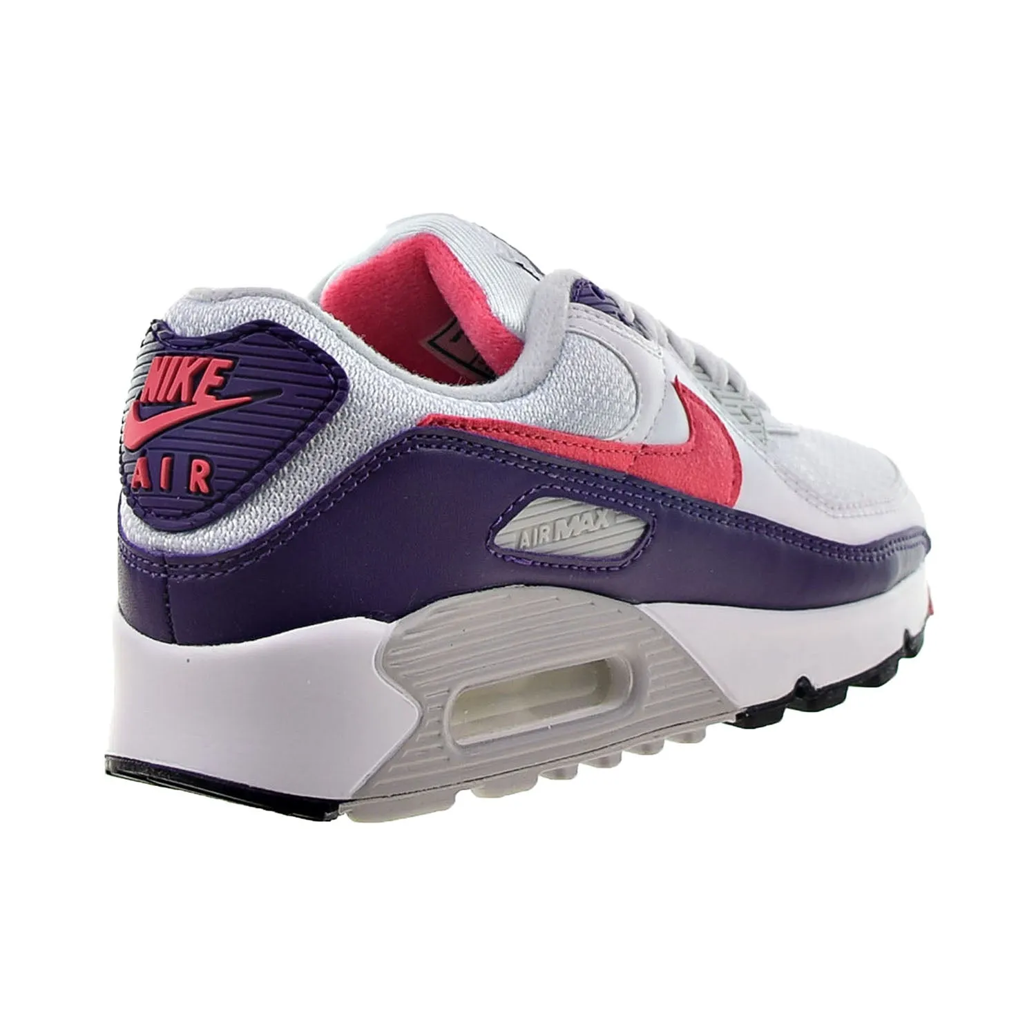 Nike Air Max III 90 Women's Shoes White-Flare-Zen Grey-Eggplant