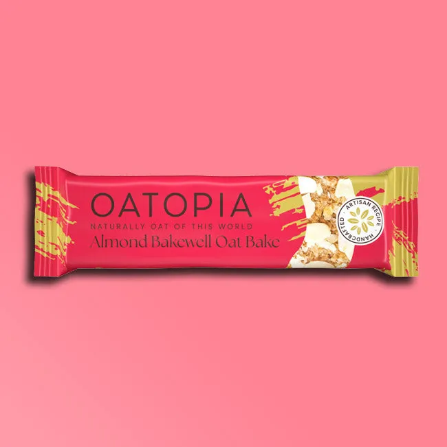 Oatopia - Oat Bake Flapjacks - Almond Bakewell