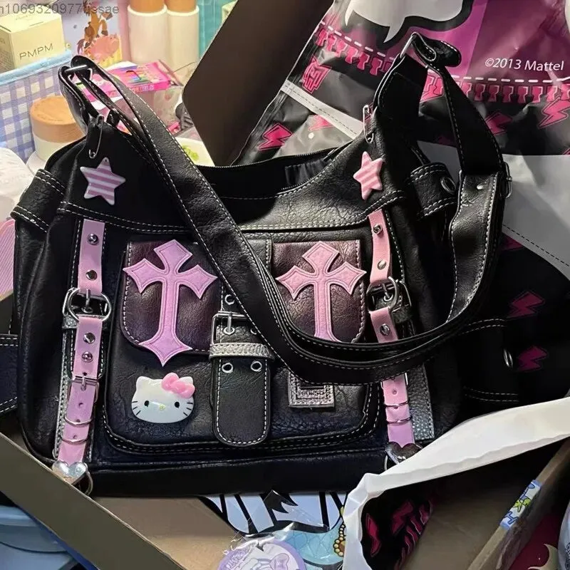 Pastel Goth Y2K Messenger Bag