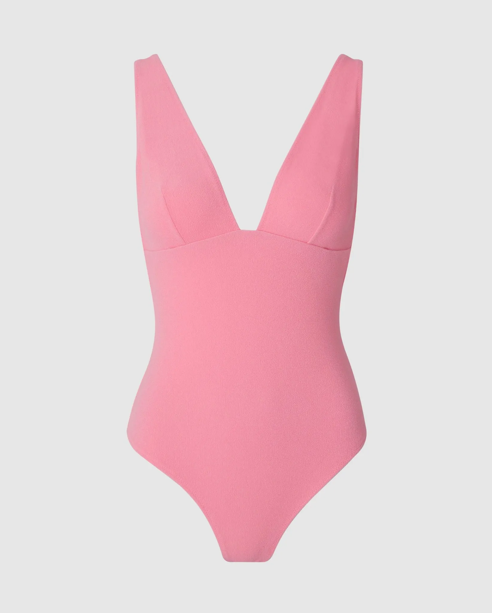 Plunge Swimsuit Pink