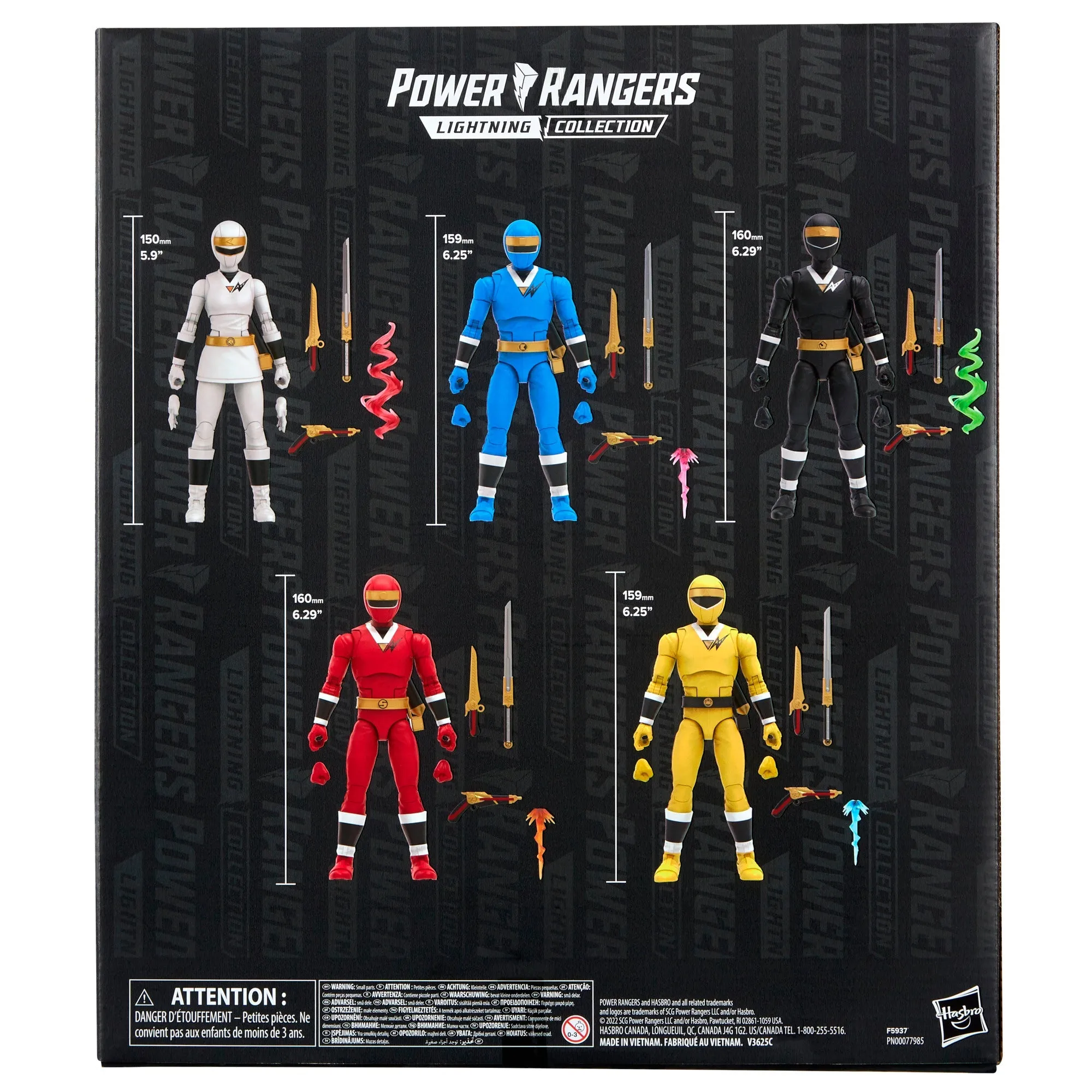 Power Rangers Lightning Collection 5-Pack Alien Rangers Figure - Presale