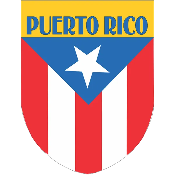 Puerto Rico Flag Shield Style