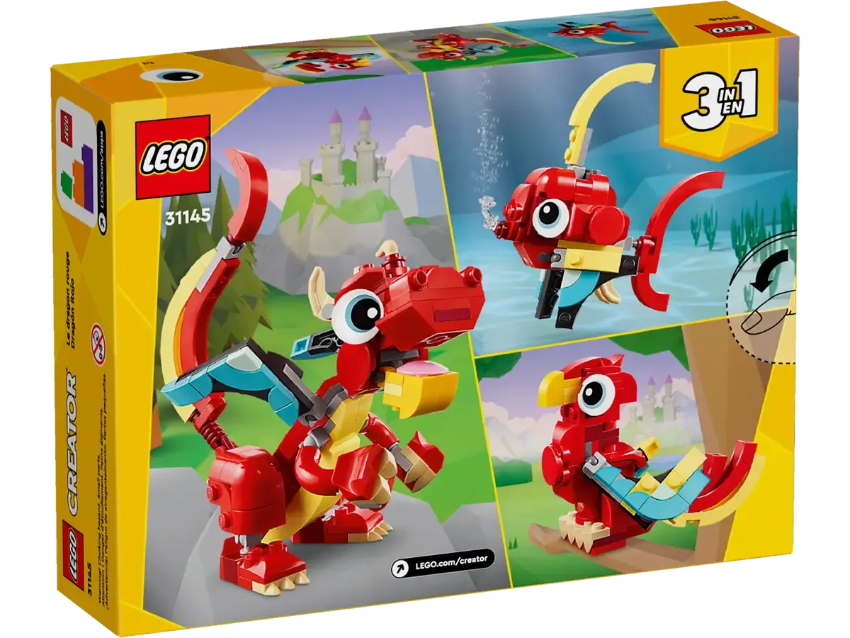 Red Dragon LEGO CREATOR Set