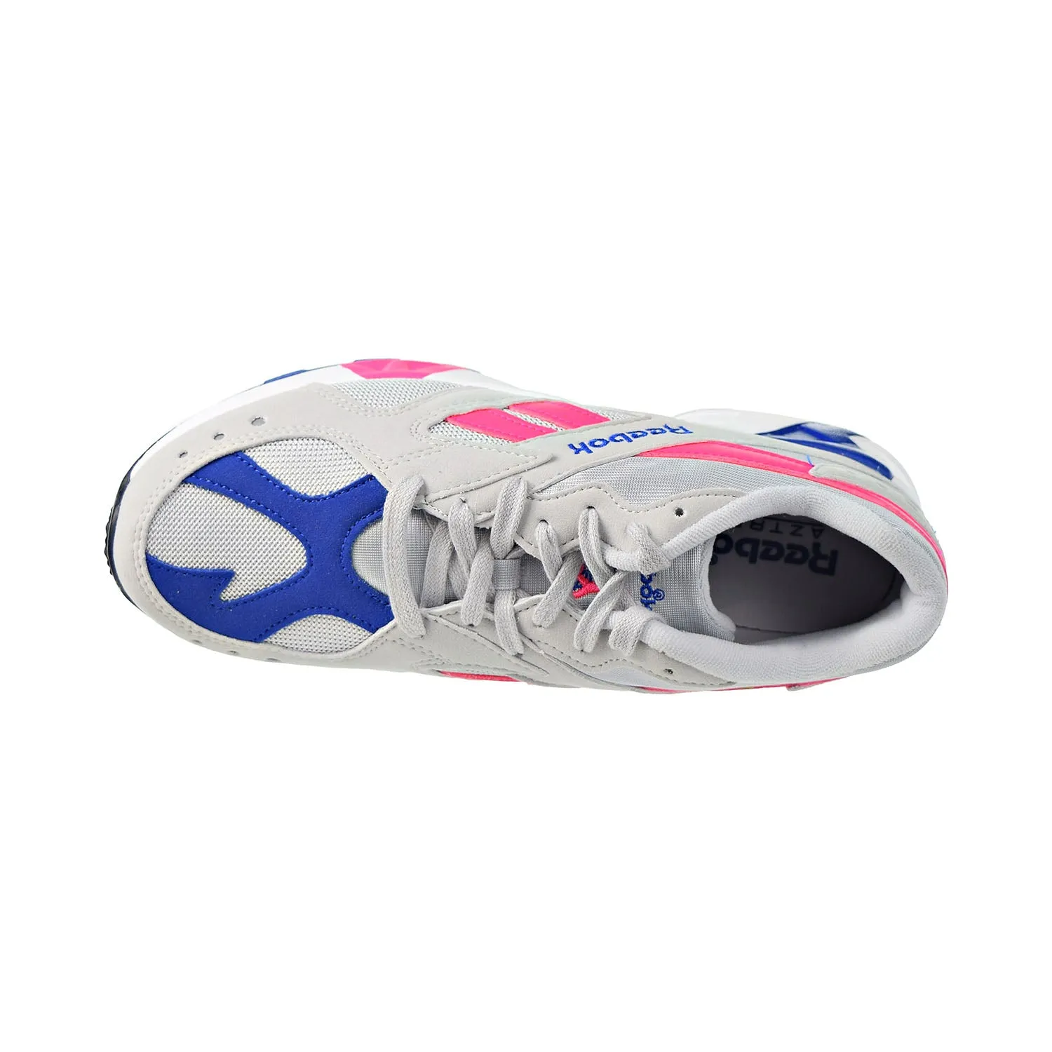 Reebok Aztrek Mens Shoes Grey/Acid Pink/Royal/White