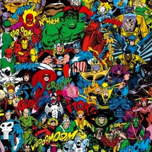 Retro Characters 1000 Piece Marvel Comics Puzzle