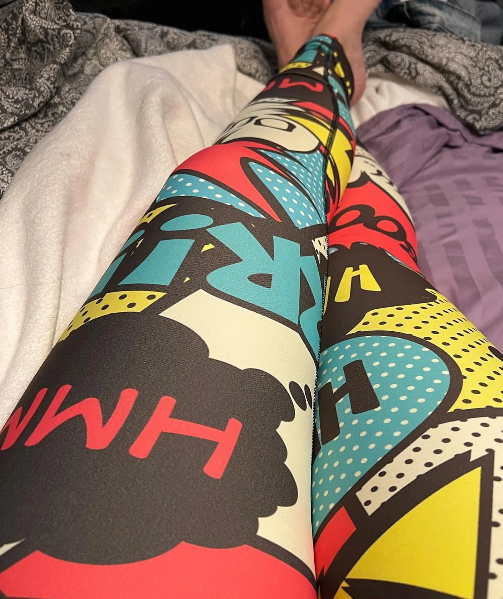 Retro Comic Book Leggings