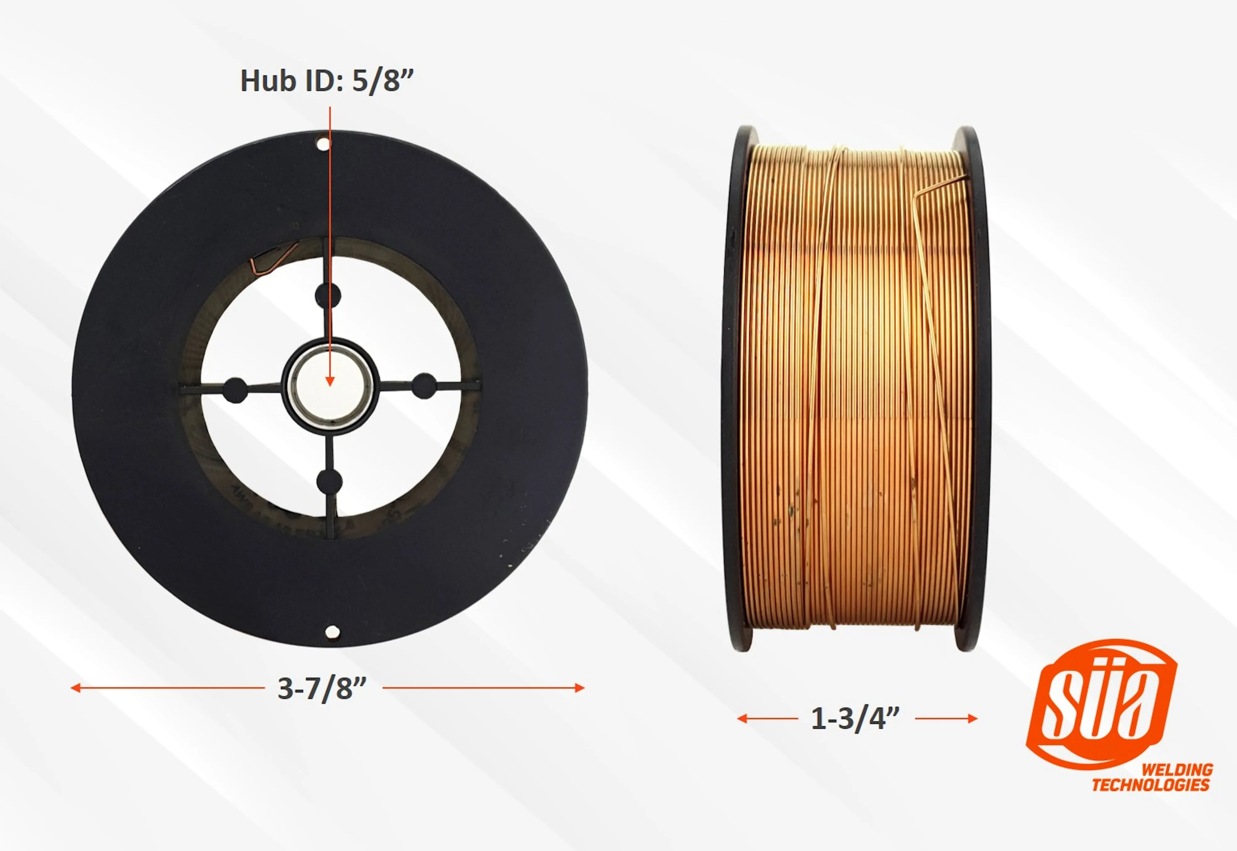 SÜA® - ERCuSi-A Silicon Bronze MIG Wire - 2 Lb Spool - All Sizes