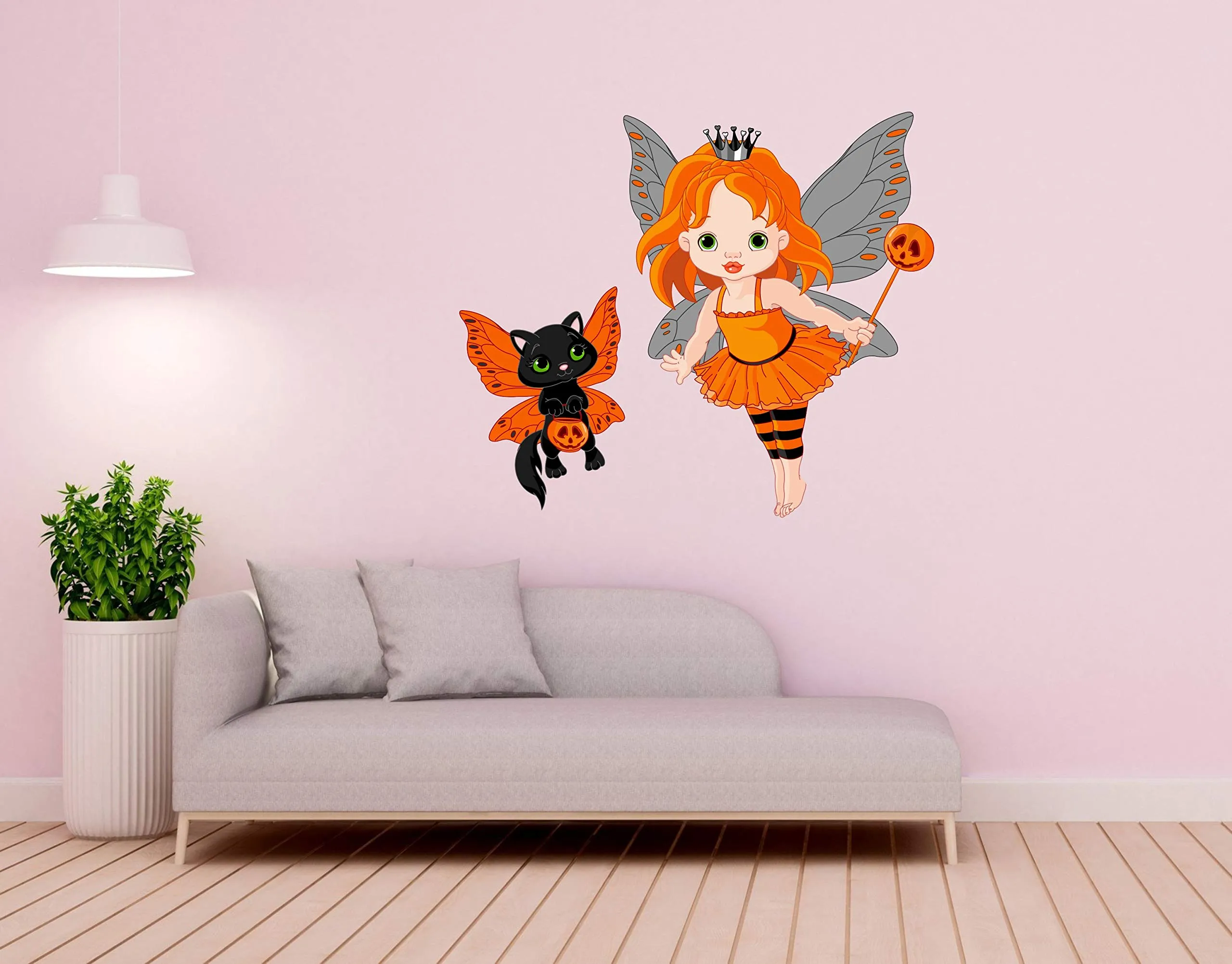 Sticker Hub Cute Little Fairy Wall Sticker 73cm X 85cm AS239