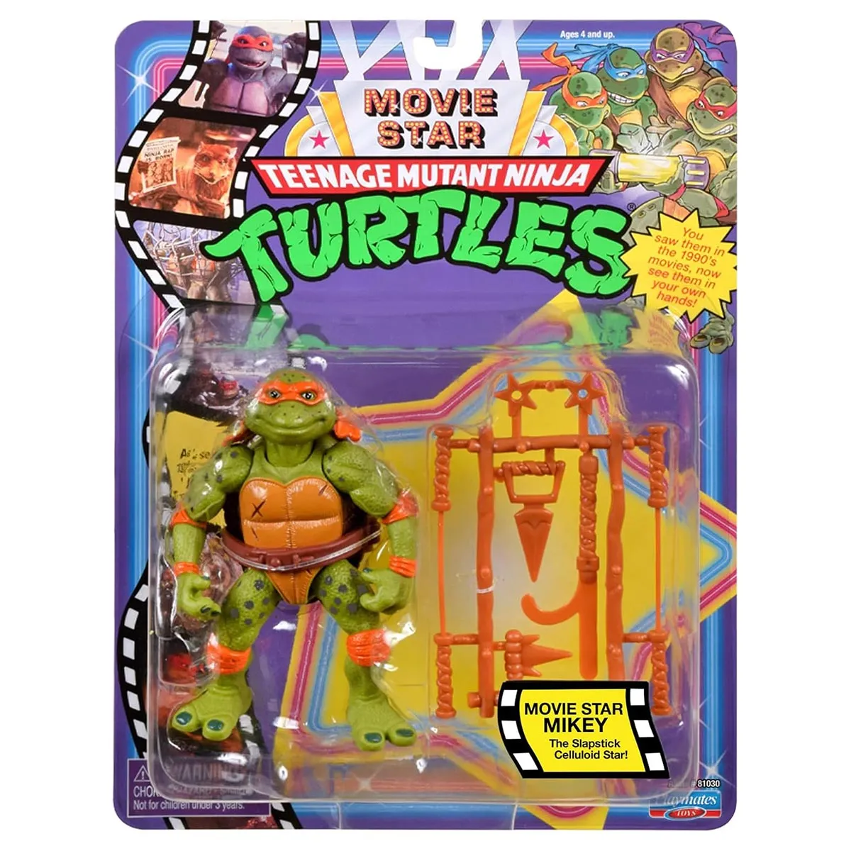 Teenage Mutant Ninja Turtles Movie Star Mikey Figure