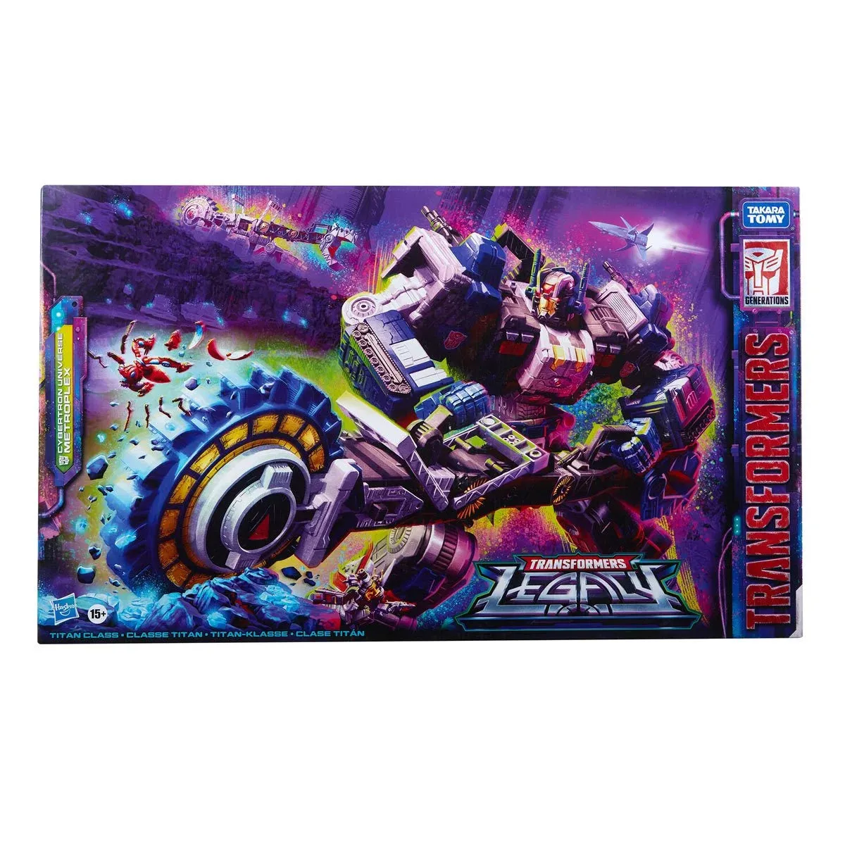 Transformers Generations Legacy - Titan Cybertron Universe Metroplex Action Figure (F2986) LOW STOCK