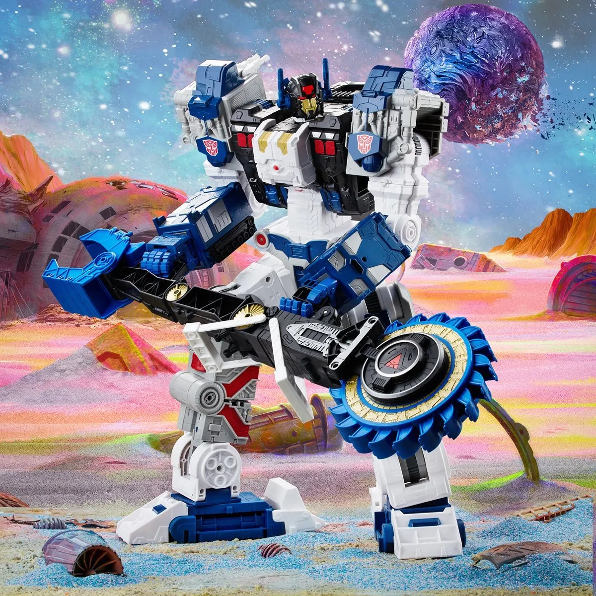 Transformers Generations Legacy - Titan Cybertron Universe Metroplex Action Figure (F2986) LOW STOCK