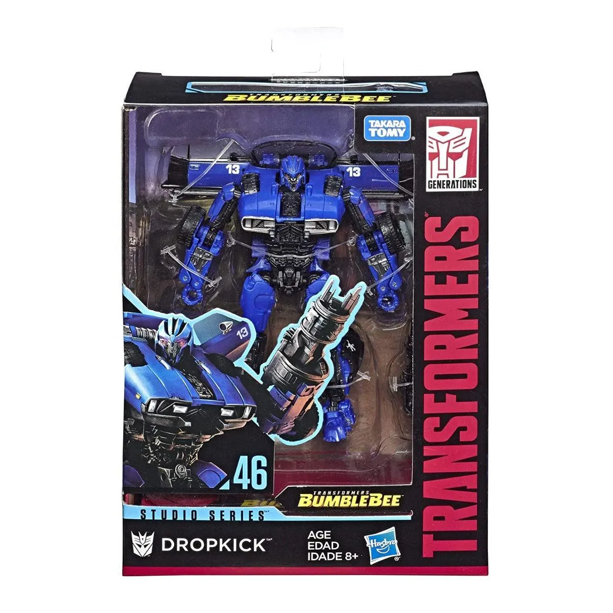 Transformers Toys Studio Series 46 Deluxe Class Transformers: Bumblebee Movie Dropkick Action Figure