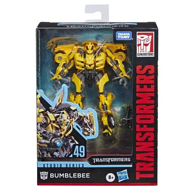 Transformers Toys Studio Series 49 Deluxe Class Transformers: Movie 1 Bumblebee Action Figure