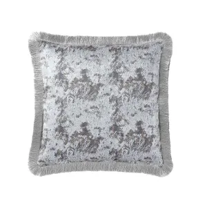 Trieste Silver Square Cushion by Davinci