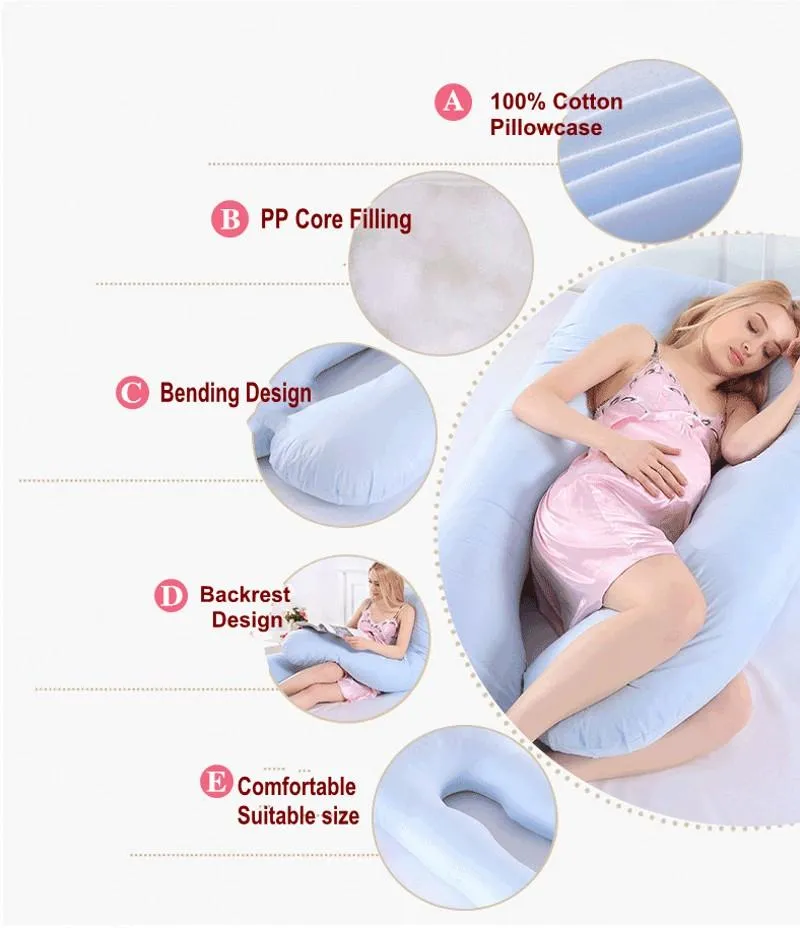 U Shaped Pregnancy Maternity Body Pillow