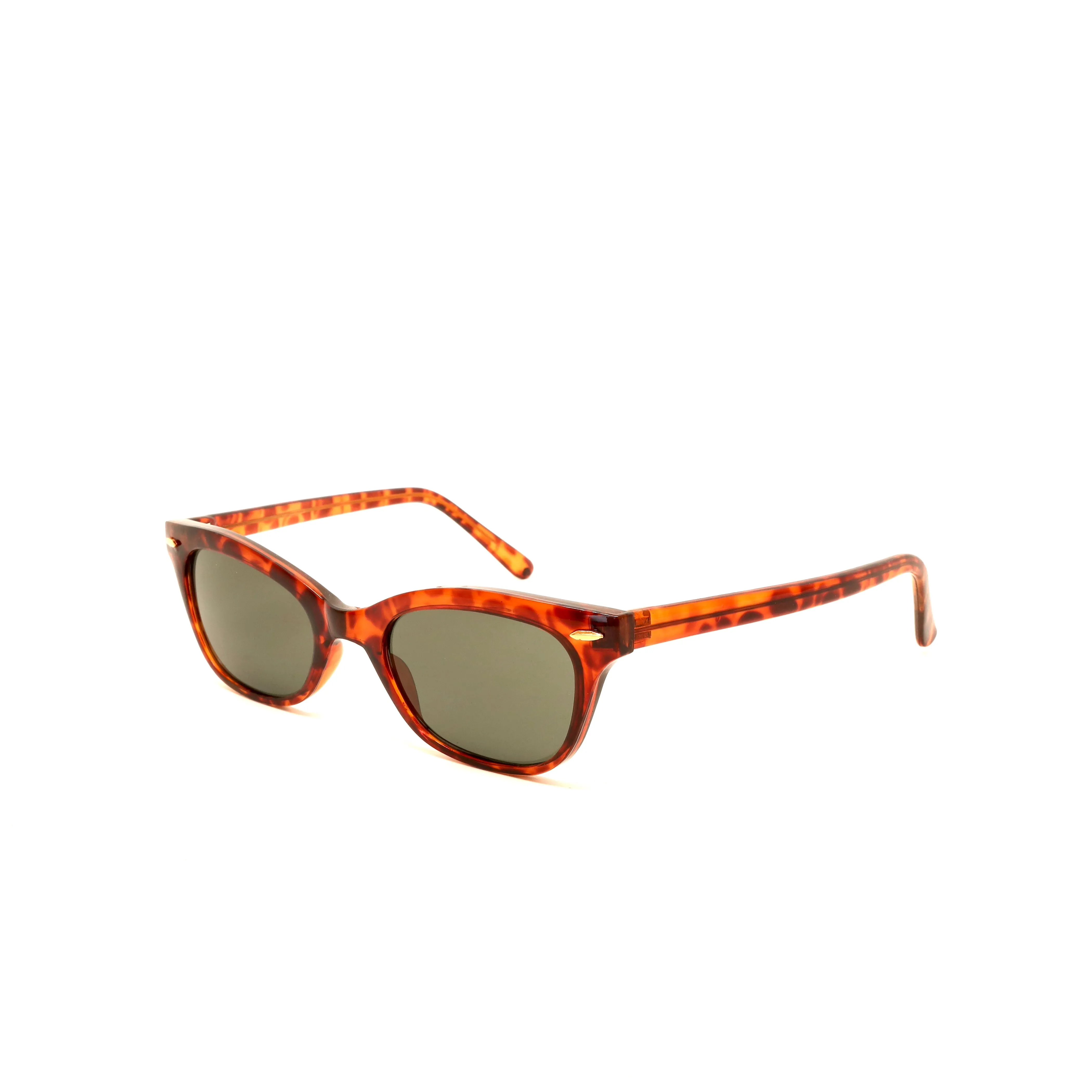 Vintage 90s Hornrimmed Style Wayfarer Sunglasses - Tortoise